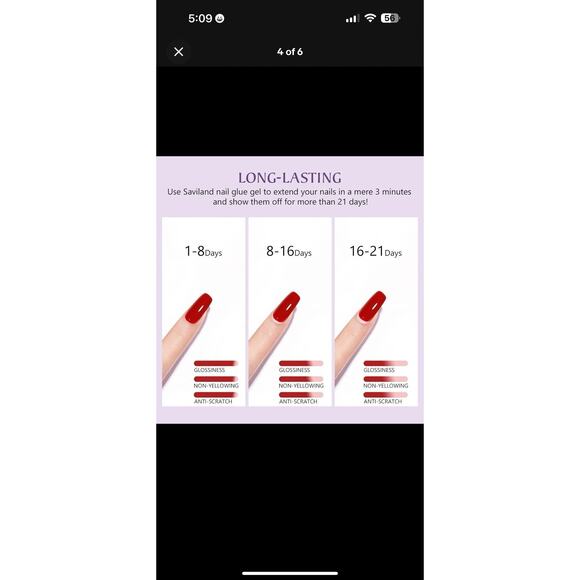 4-In-1 Nail Glue Gel Professional Nail System - Picture 5 of 6